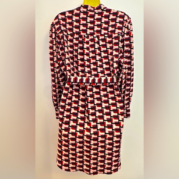 Sanctuary Red and Black Patterned Long Sleeve Dress - Picture 2 of 7